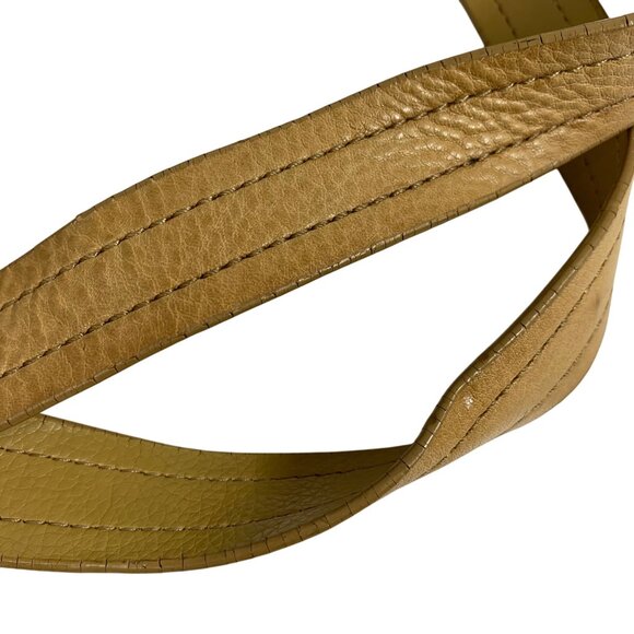 Vintage ROLFS Cognac Leather Shoulder Bag Three Compartments + Pockets - Picture 13 of 13